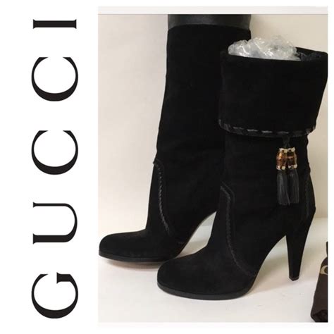 gucci bamboo boots.